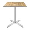 Picture of Bolero Ash Flip Top Square Bistro Table 600mm