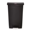 Picture of Rubbermaid Slim Jim Pedal Bin Black 68Ltr