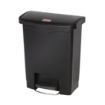 Picture of Rubbermaid Slim Jim Step on Front Pedal Black 30Ltr