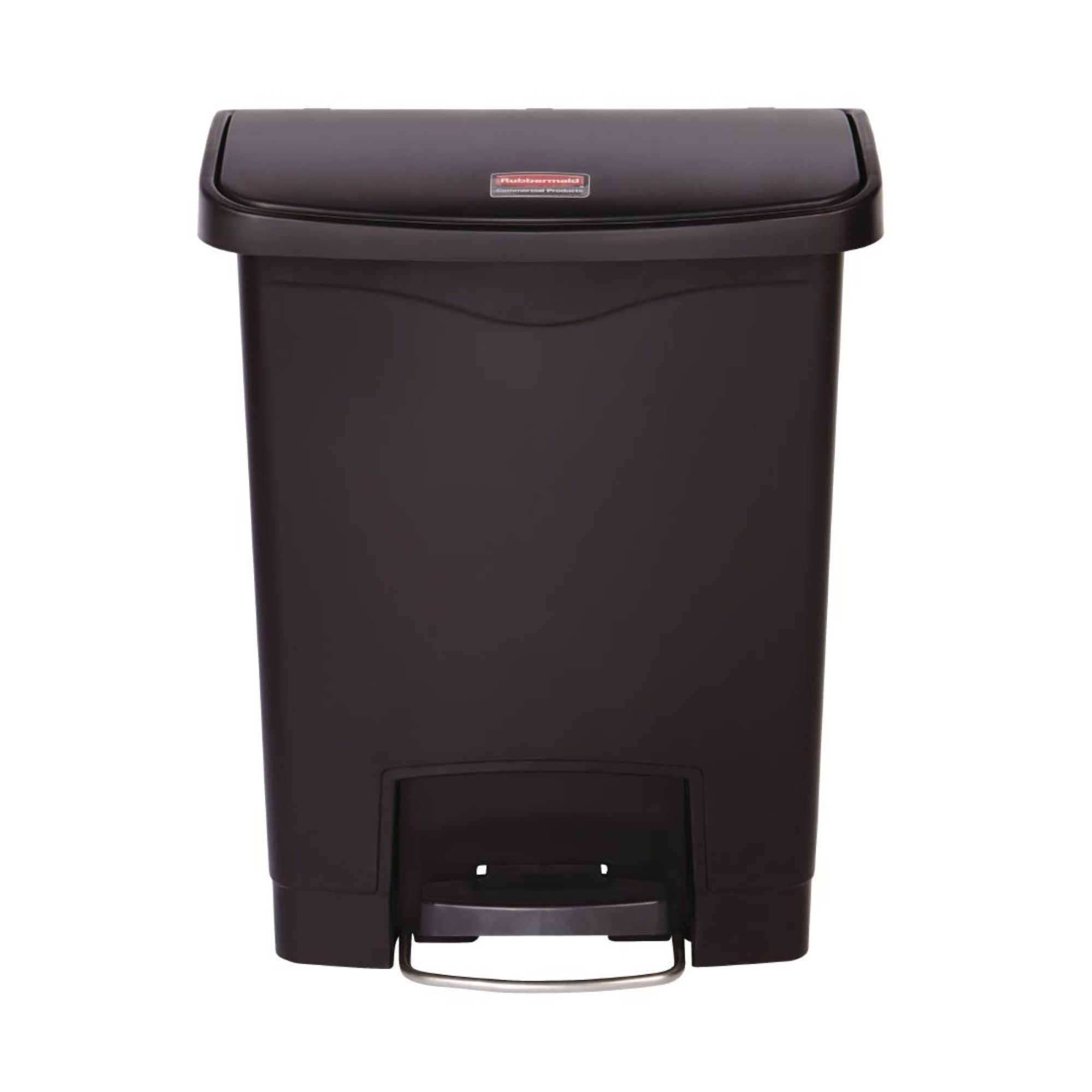 Picture of Rubbermaid Slim Jim Step on Front Pedal Black 30Ltr