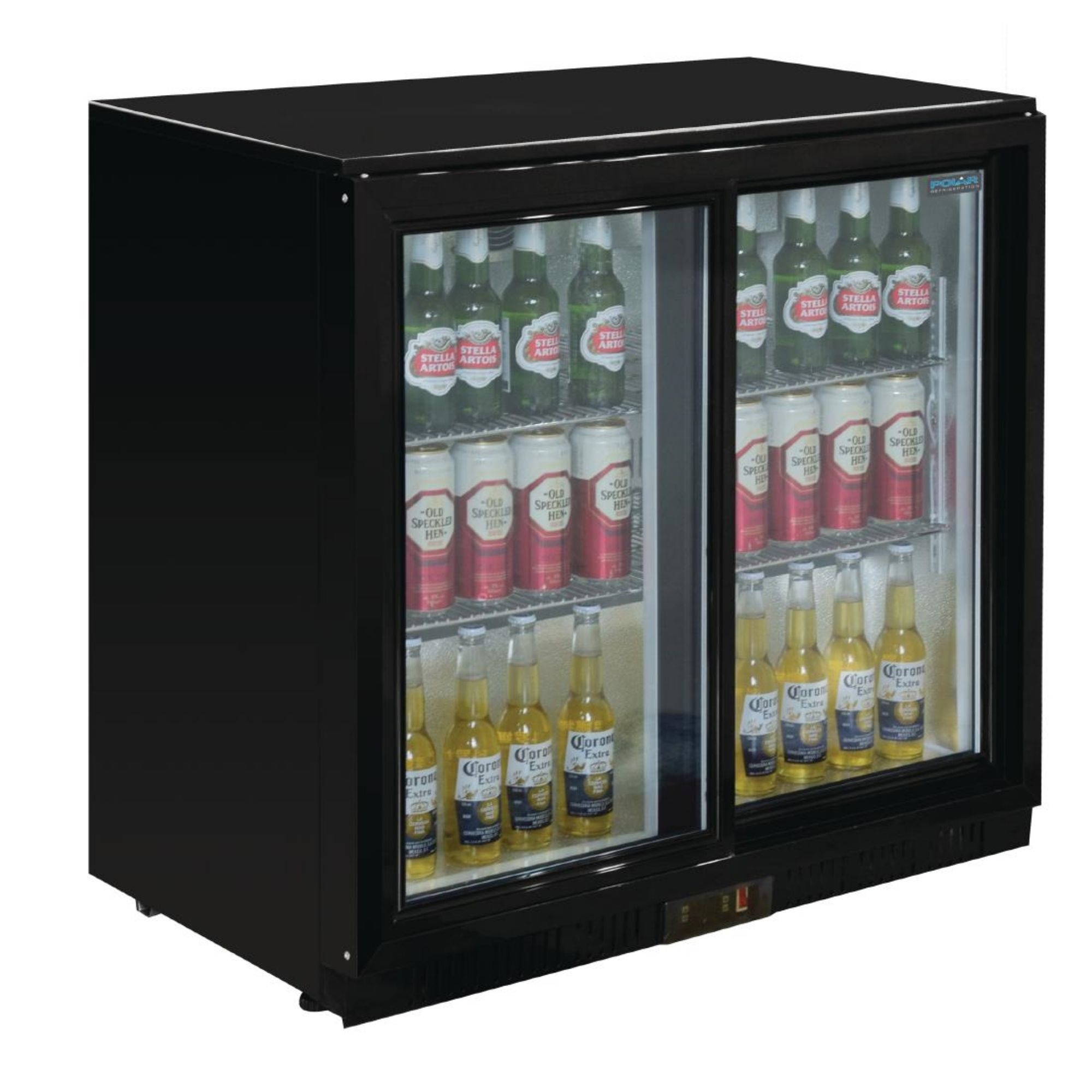 Picture of Polar G-Series Back Bar Cooler with Sliding Doors 198Ltr