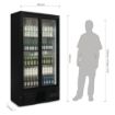 Picture of Polar G-Series Upright Back Bar Cooler with Sliding Doors 490Ltr