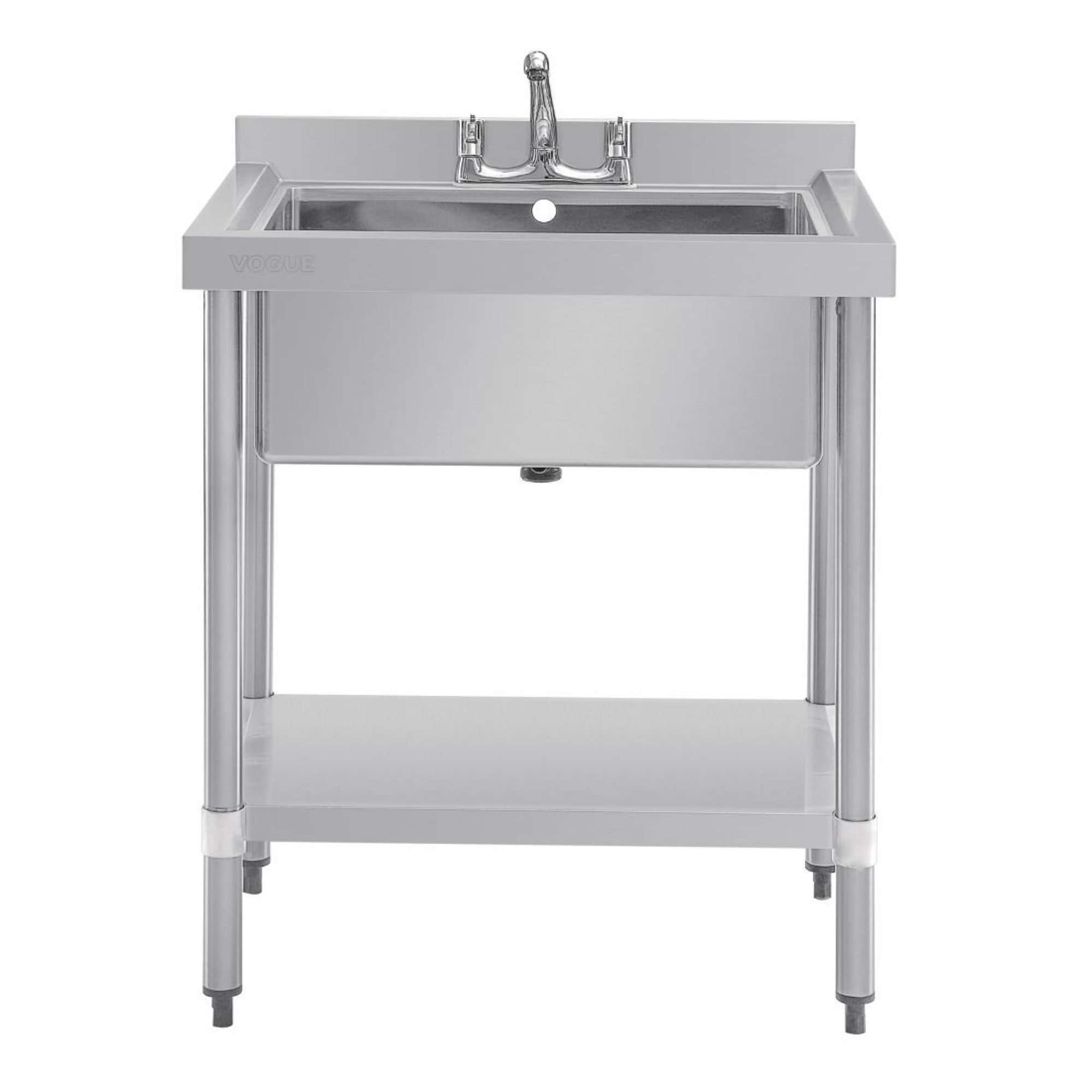 Picture of Vogue Stainless Steel Midi Pot Wash Sink with Undershelf