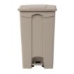 Picture of Jantex Kitchen Pedal Bin Beige 87Ltr