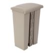 Picture of Jantex Kitchen Pedal Bin Beige 87Ltr