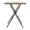 Picture of Bolero Faux Wood Bistro Table Square 600mm