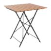Picture of Bolero Faux Wood Bistro Table Square 600mm