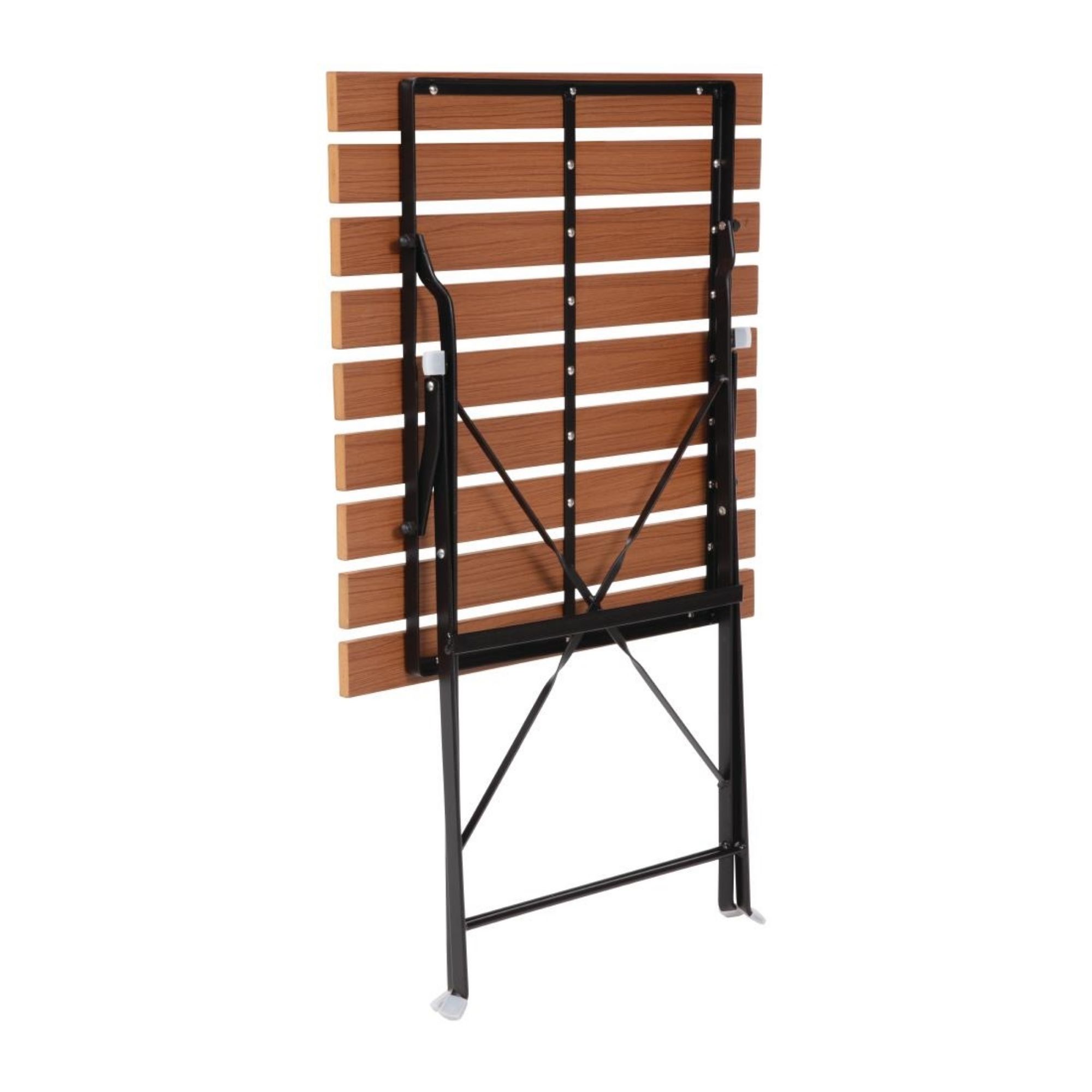 Picture of Bolero Faux Wood Bistro Table Square 600mm