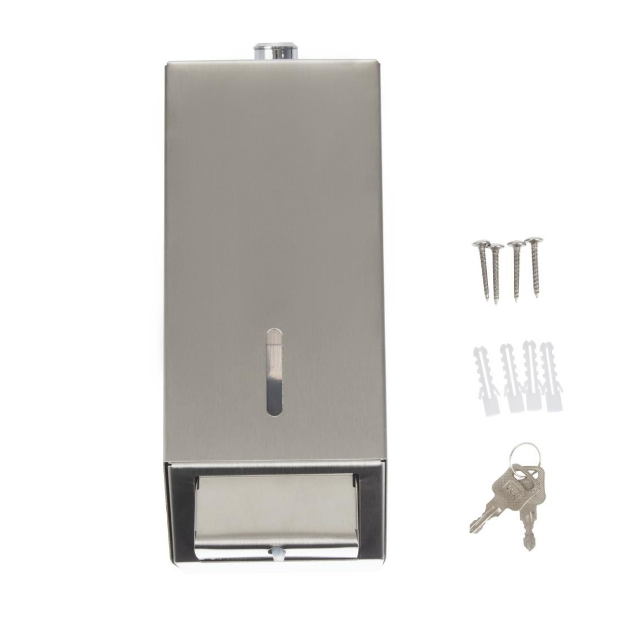 Picture of Jantex Stainless Steel Soap and Hand Sanitiser Dispenser 1 Litre