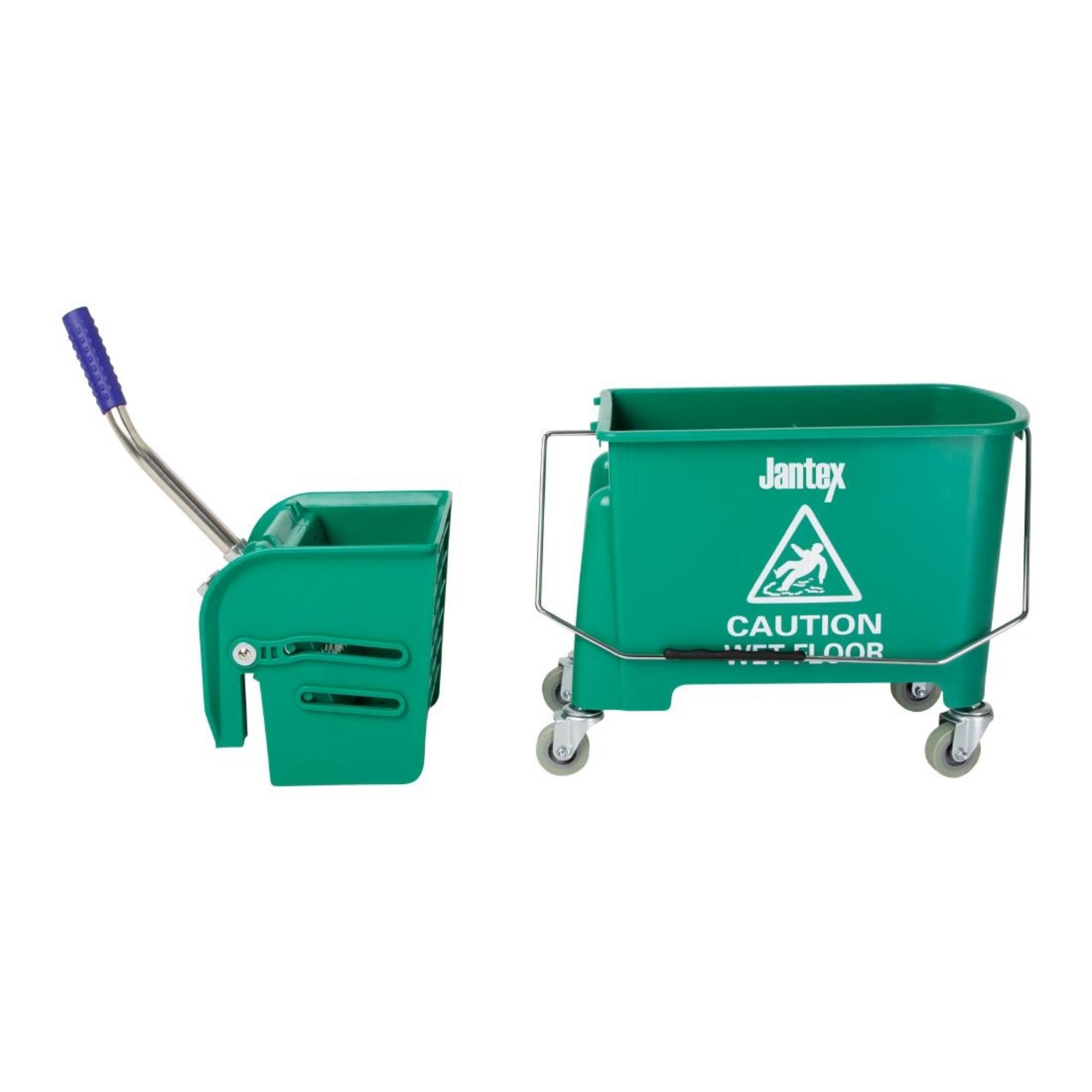 Picture of Jantex Kentucky Green Mop Bucket and Wringer 20Ltr