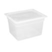 Picture of Vogue Polypropylene 1/2 Gastronorm Container with Lid 200mm (Pack of 4)