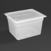 Picture of Vogue Polypropylene 1/2 Gastronorm Container with Lid 200mm (Pack of 4)