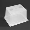 Picture of Vogue Polypropylene 1/2 Gastronorm Container with Lid 200mm (Pack of 4)