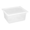 Picture of Vogue Polypropylene 1/2 Gastronorm Container with Lid 150mm (Pack of 4)