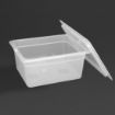 Picture of Vogue Polypropylene 1/2 Gastronorm Container with Lid 150mm (Pack of 4)