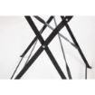 Picture of Bolero Black Pavement Style Steel Table 595mm