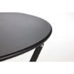 Picture of Bolero Black Pavement Style Steel Table 595mm