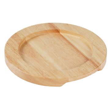 Picture of Olympia Hevea Board for Cast Iron Round Eared Dish 210mm for GJ554