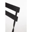 Picture of Bolero Black Pavement Style Steel Chairs (Pack of 2)