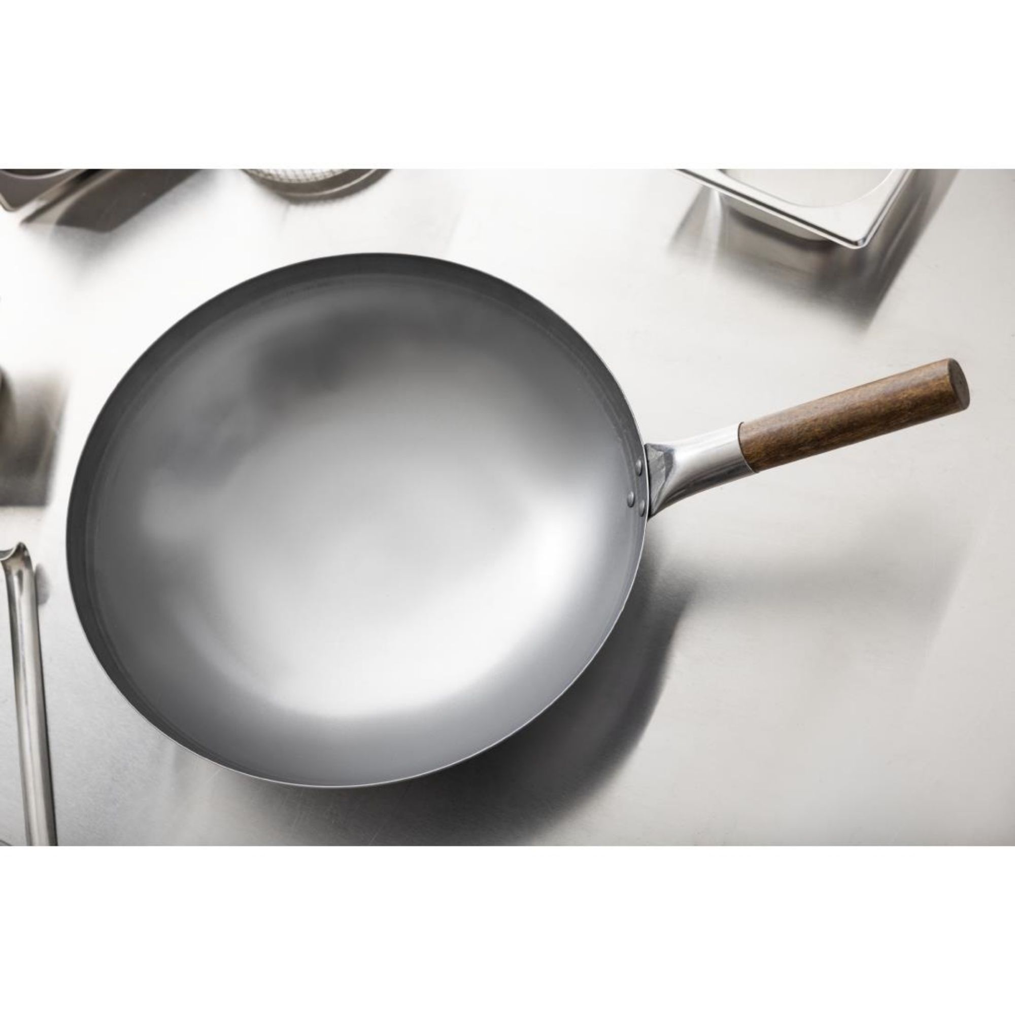 Picture of London Wok Round Bottom Wok 356mm