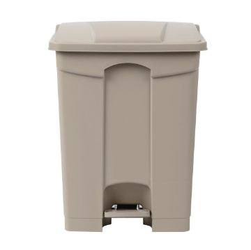 Picture of Jantex Kitchen Pedal Bin Beige 65Ltr