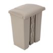 Picture of Jantex Kitchen Pedal Bin Beige 65Ltr
