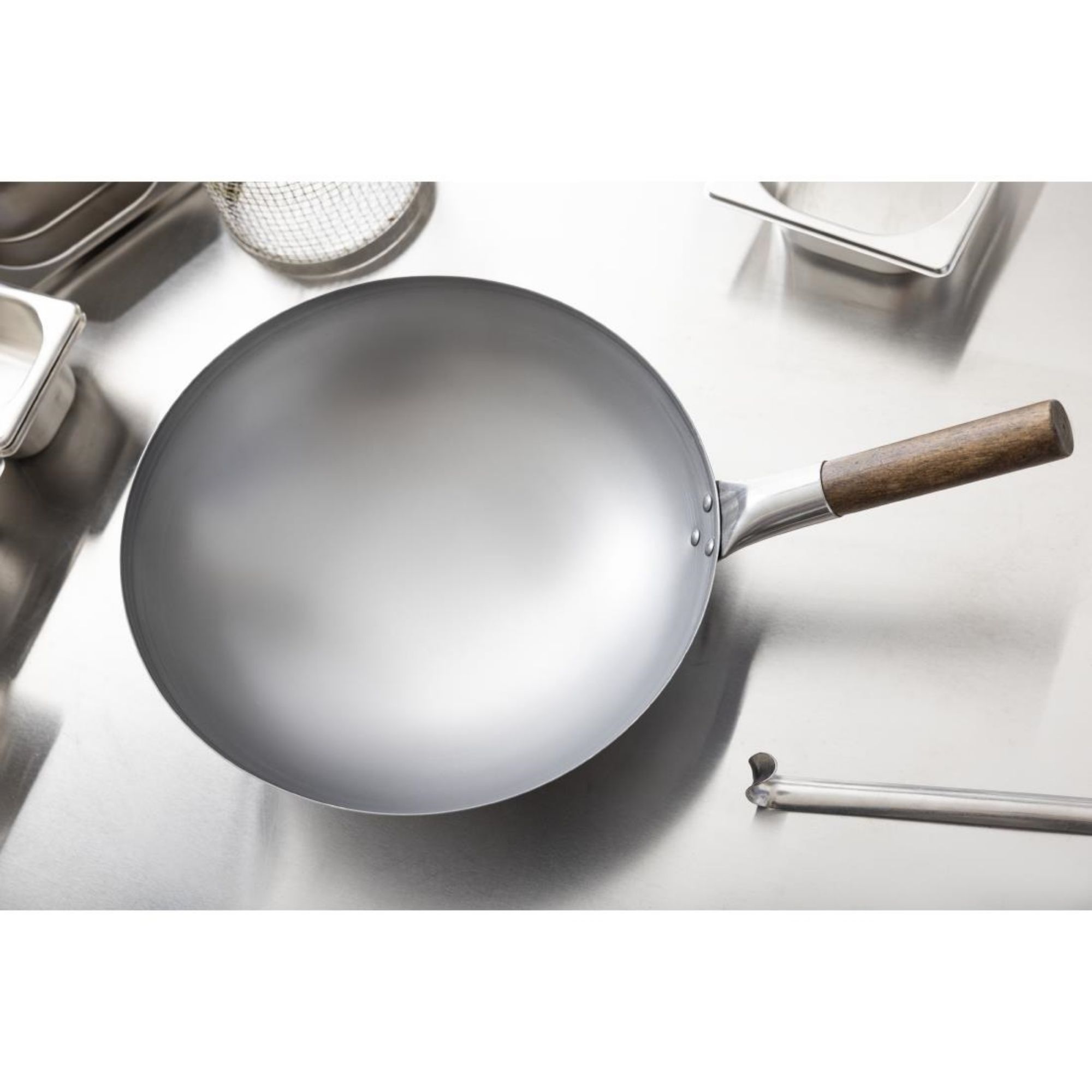 Picture of London Wok Round Bottom Wok 330mm