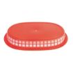 Picture of Olympia Oval Polypropylene Food Basket Red (Pack of 6)