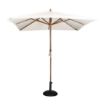 Picture of Bolero Square Pulley Parasol 2.5m Wide Cream