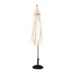 Picture of Bolero Square Pulley Parasol 2.5m Wide Cream