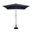 Picture of Bolero Square Double Pulley Parasol 2.5m Diameter Navy Blue