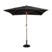 Picture of Bolero Square Double Pulley Parasol 2.5m Diameter Black