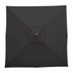Picture of Bolero Square Double Pulley Parasol 2.5m Diameter Black