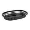 Picture of Olympia Oval Polypropylene Food Basket Black (Pack of 6)