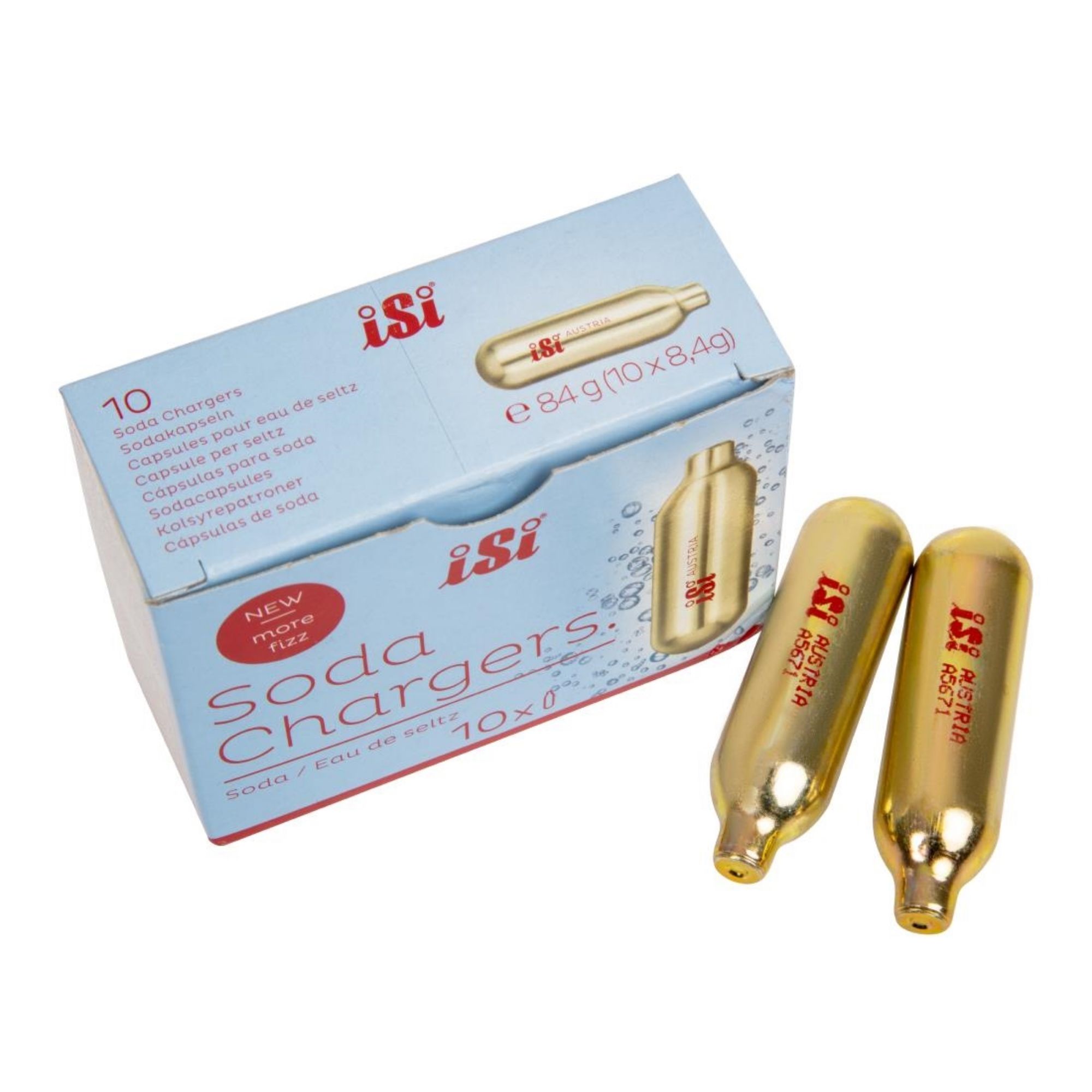 Picture of iSi Soda Siphon CO2 Charger Bulbs (10 pack)