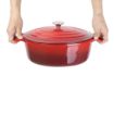 Picture of Vogue Red Oval Casserole Dish 6Ltr