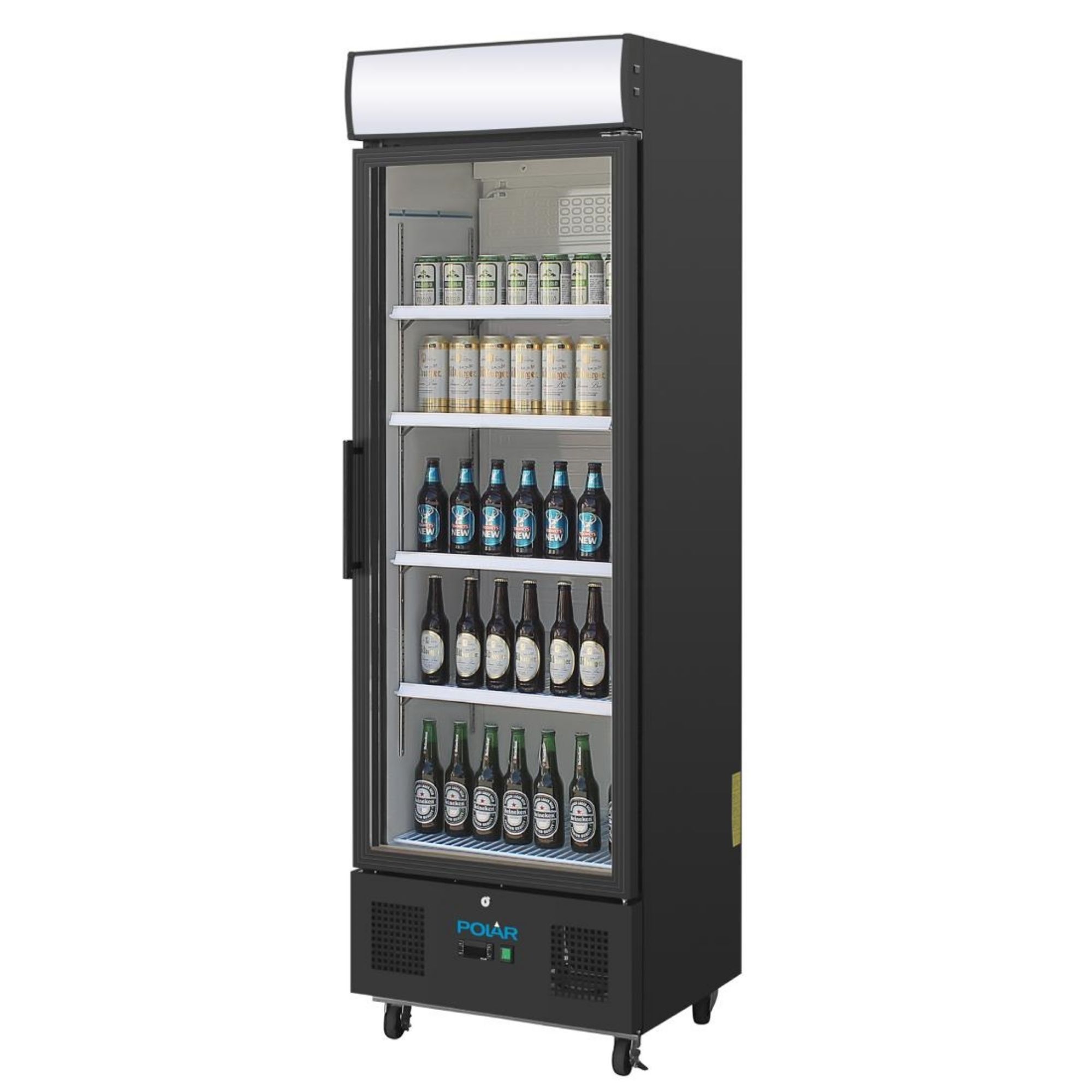 Picture of Polar G-Series Upright Display Fridge 368Ltr Black