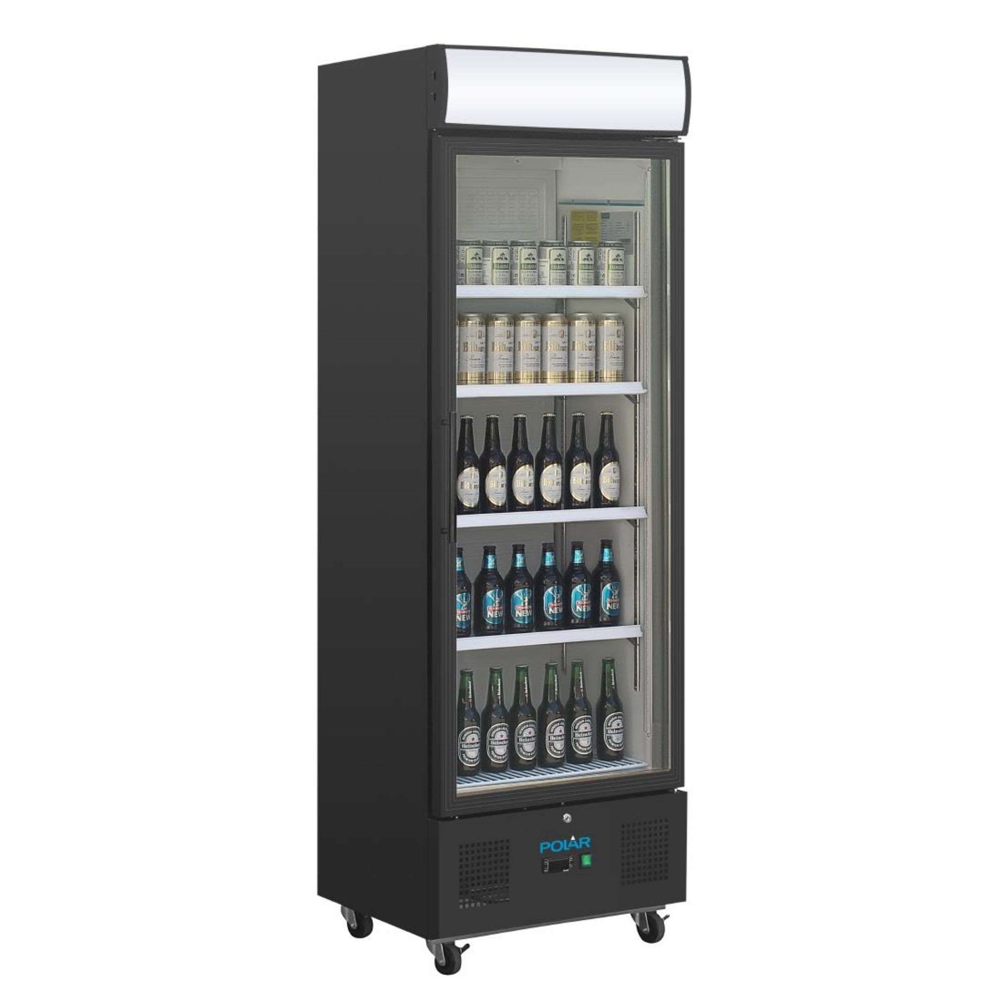 Picture of Polar G-Series Upright Display Fridge 368Ltr Black
