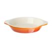 Picture of Vogue Orange Round Cast Iron Gratin Dish 400ml