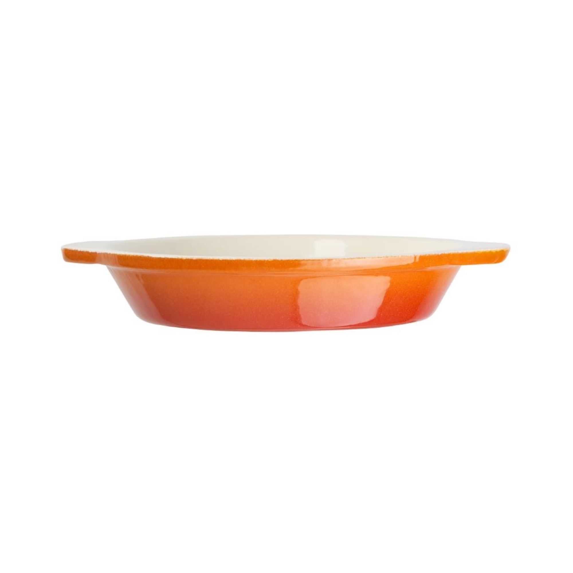 Picture of Vogue Orange Round Cast Iron Gratin Dish 400ml