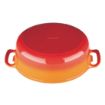 Picture of Vogue Orange Oval Casserole Dish 6Ltr