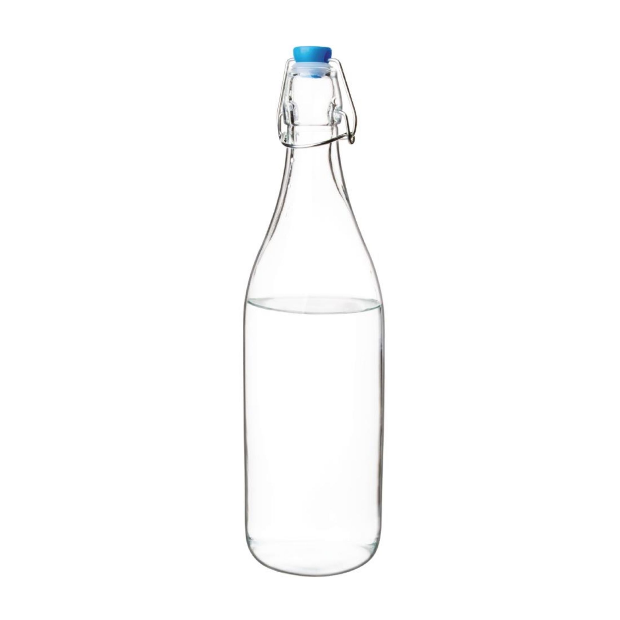 Picture of Olympia Glass Water Bottles 1Ltr (Pack of 6)