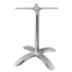 Picture of Bolero Brushed Aluminium Four Leg Table Base
