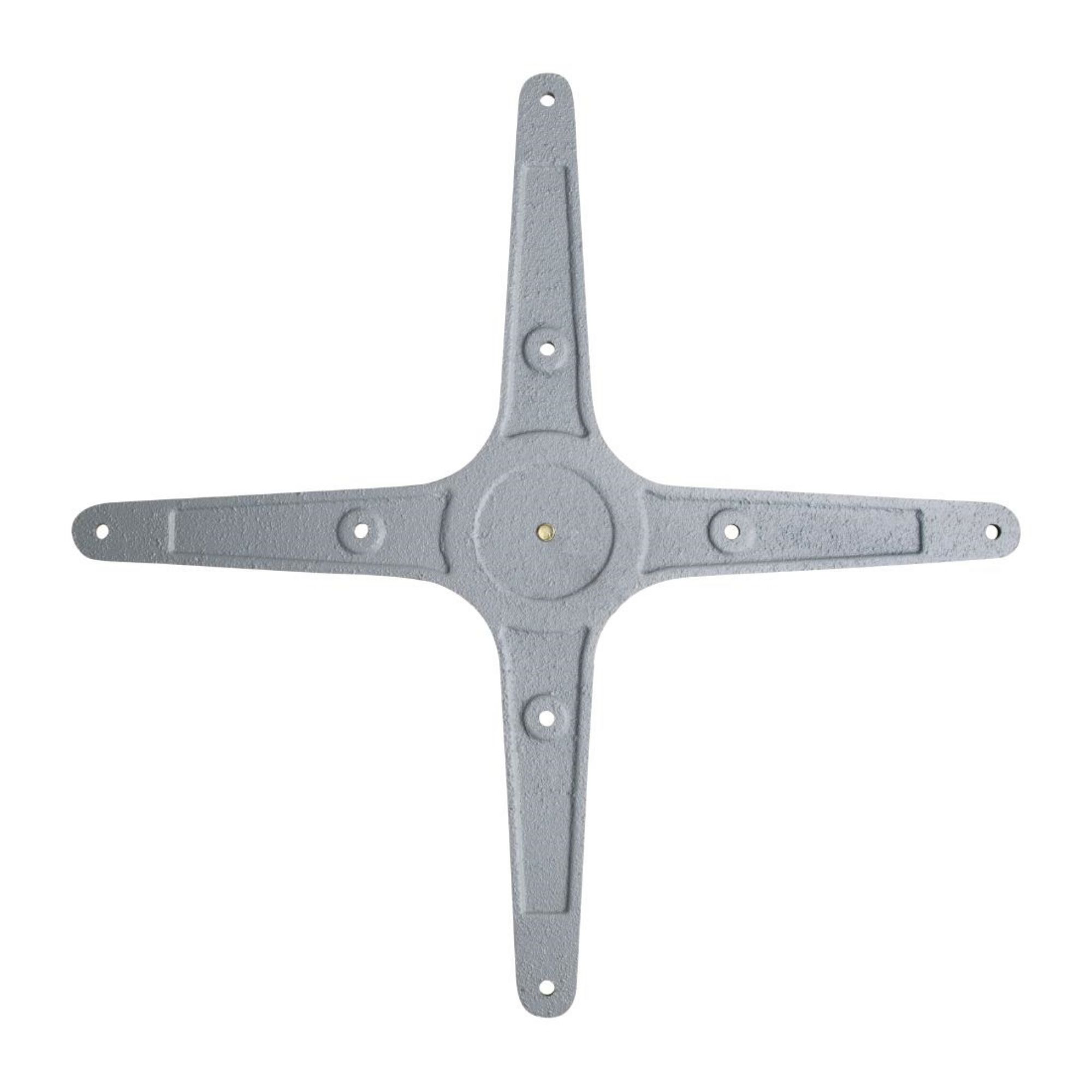 Picture of Bolero Brushed Aluminium Four Leg Table Base