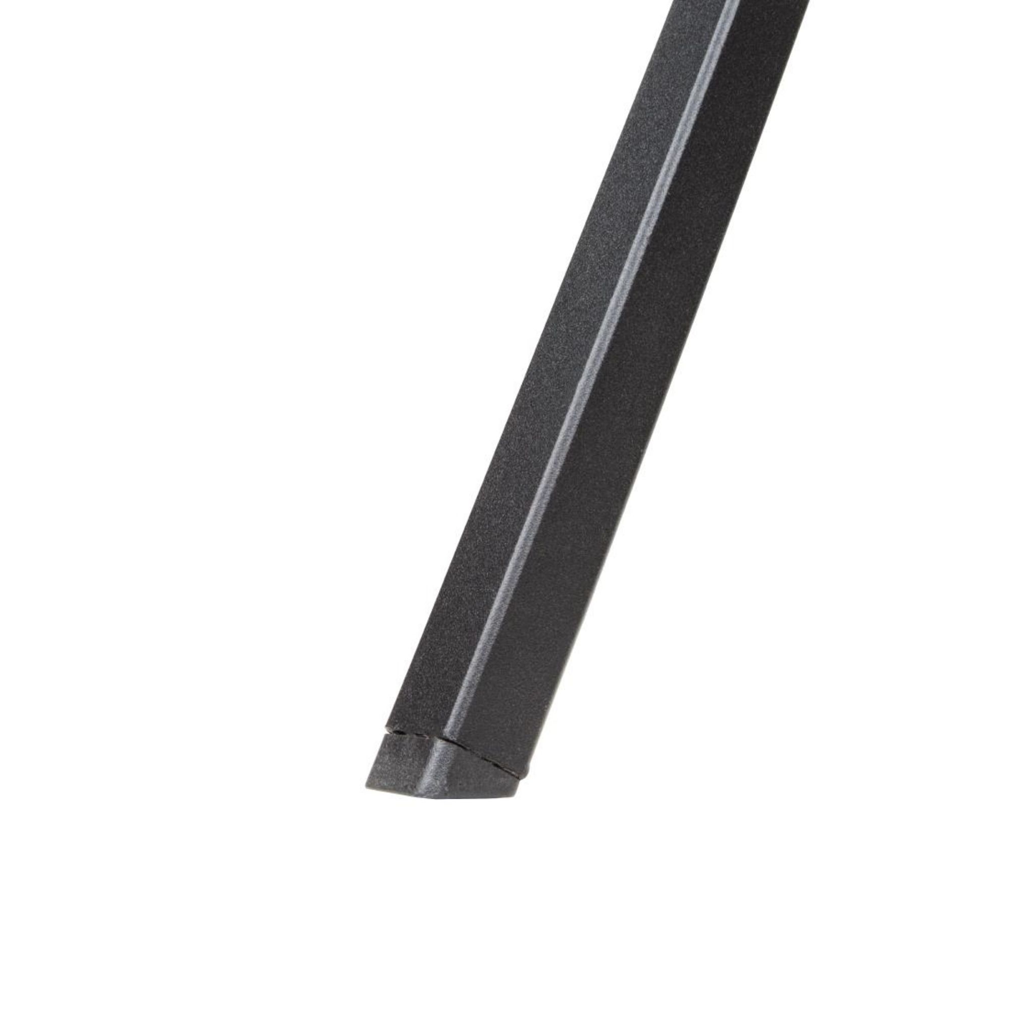 Picture of Bolero Black Steel Patterned Square Bistro Table 700mm