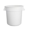 Picture of Vogue Polypropylene Round Container Bin White 76Ltr
