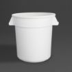 Picture of Vogue Polypropylene Round Container Bin White 76Ltr
