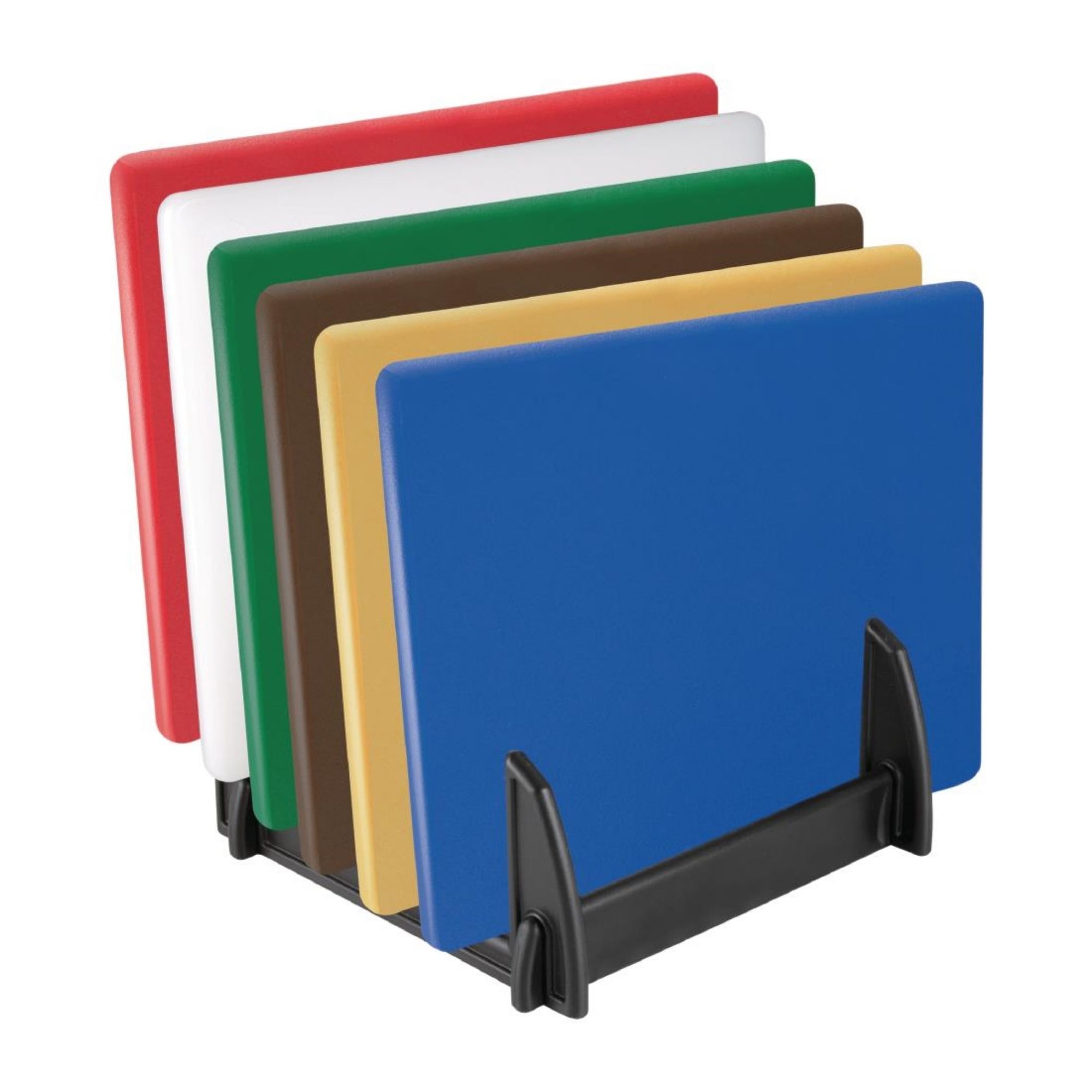 Picture of Hygiplas Black Plastic Chopping Board Rack Small 6 Slots