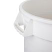 Picture of Vogue Polypropylene Round Container Bin White 38Ltr