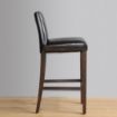 Picture of Bolero Faux Leather High Bar Stool Black - GG651